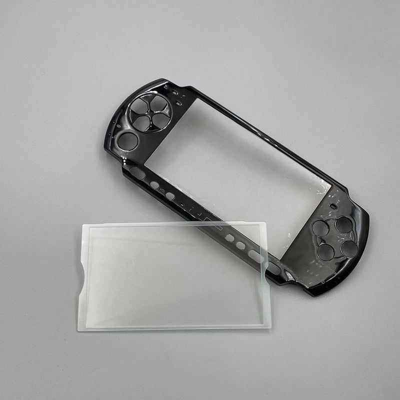 Flybxiya Glass Plastic Lens Mirror Cover Replacment for PSP 2000 PSP 3000 Screen Front Lens Protector Cover Lens/Clear (Glass) - Image 4